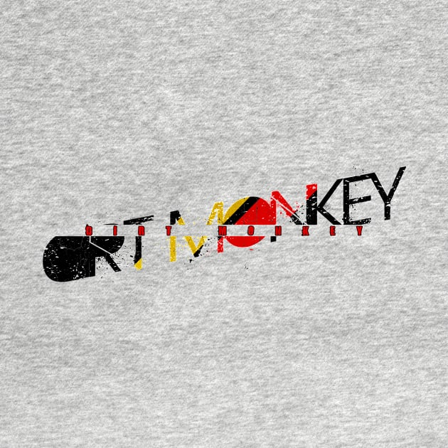 vintage typo Dirt Monkey by NamaMarket01